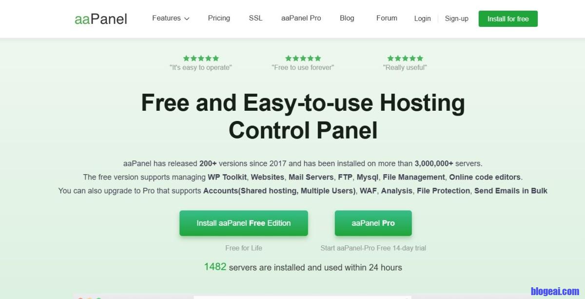 Hướng dẫn cài đặt aaPanel trên máy chủ Linux